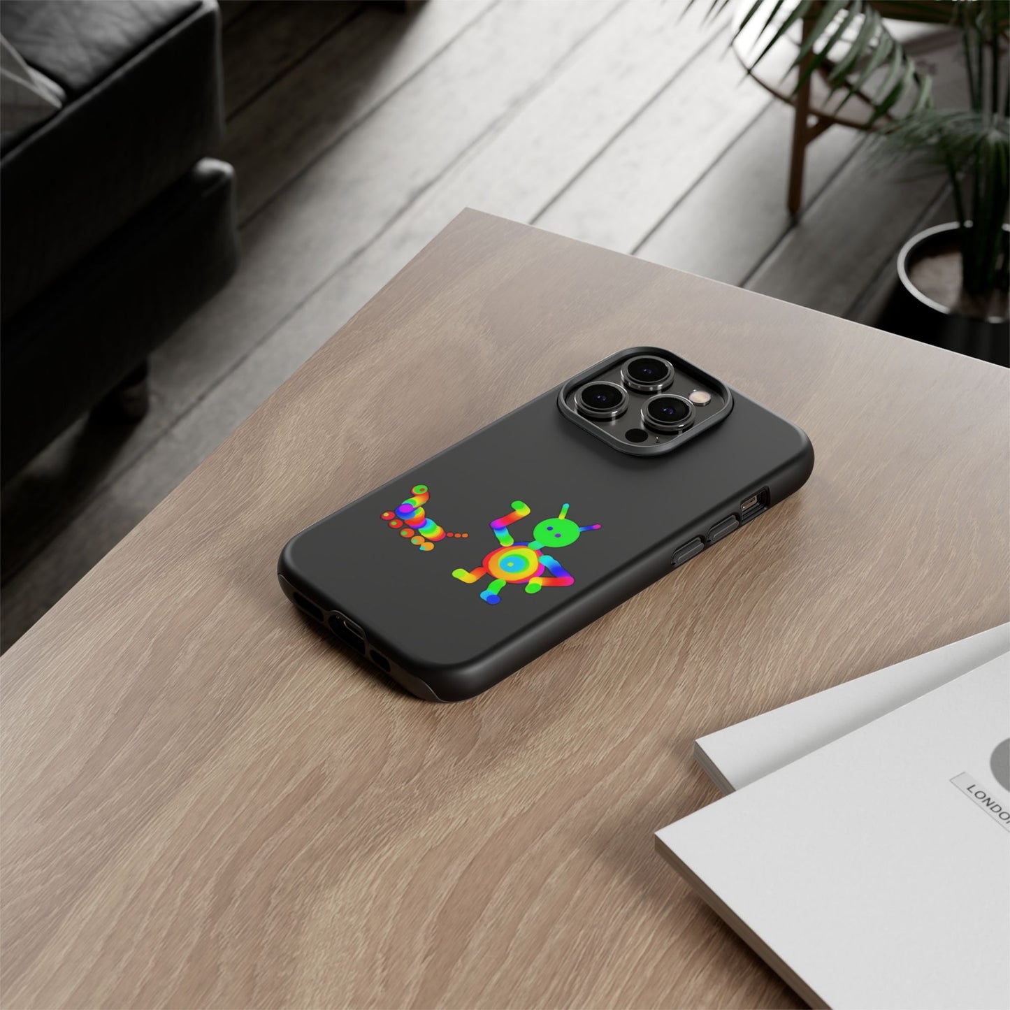 Martian with 5 Wheeled Friend / Phone Cases