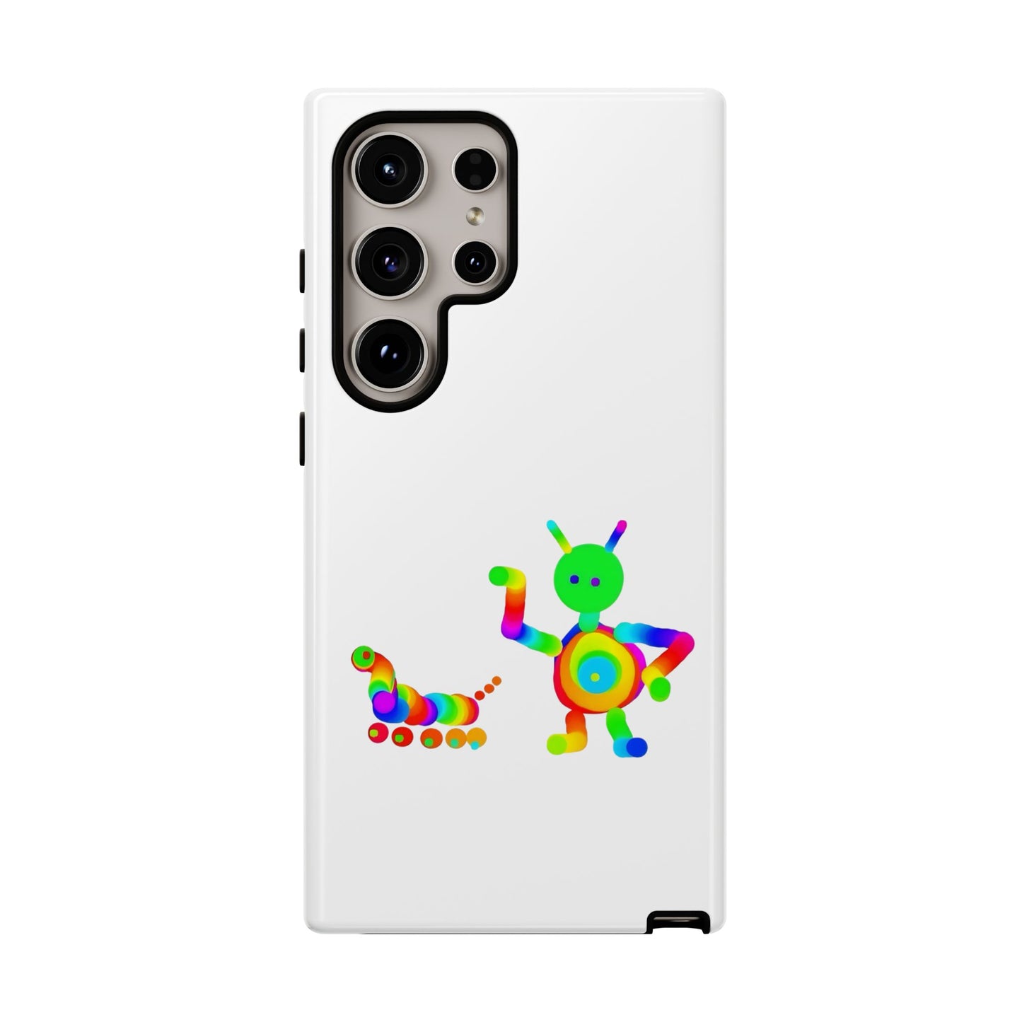 Martian with 5 Wheeled Friend / Phone Cases