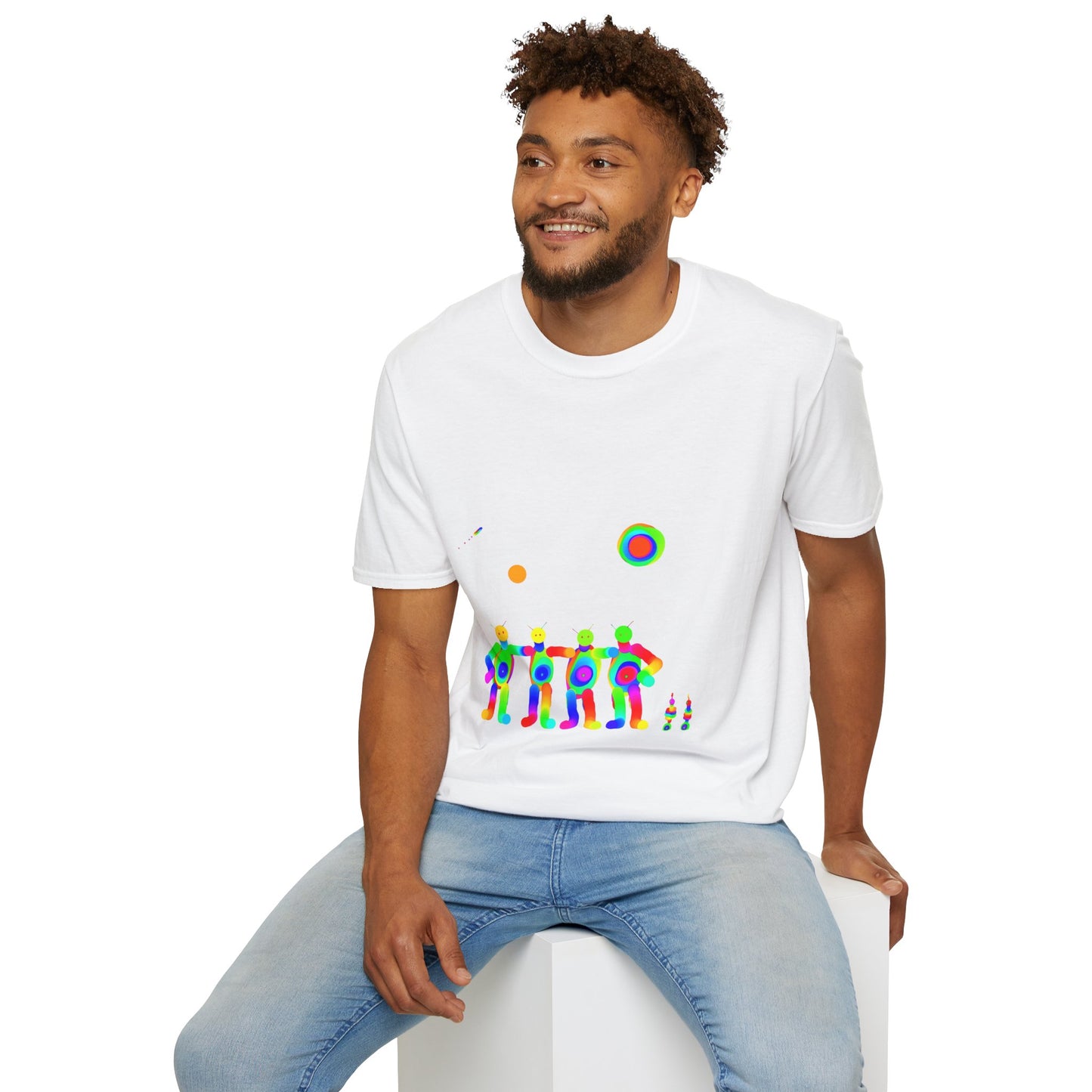 Martian Friends / Unisex Softstyle T-Shirt